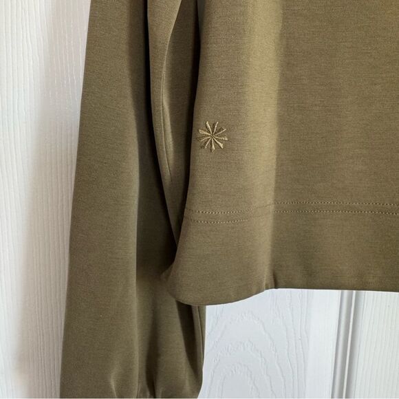 Athleta Seasoft Hoodie in Olive Green Size XS - Picture 7 of 10